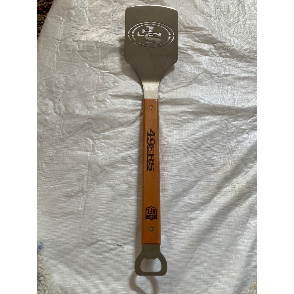San Francisco 49ers NFL The Sportula BBQ Spatula Bottle Opener Grill Tool